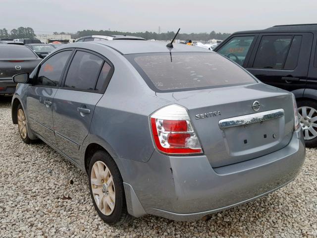 3N1AB6APXAL627258 - 2010 NISSAN SENTRA 2.0 GRAY photo 3