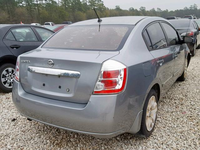 3N1AB6APXAL627258 - 2010 NISSAN SENTRA 2.0 GRAY photo 4