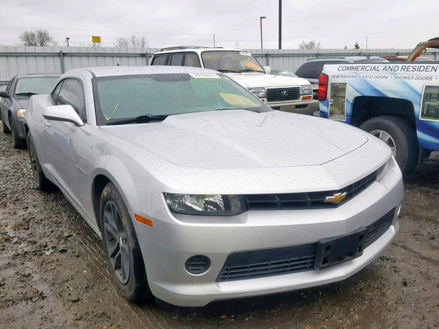 2G1FA1E3XF9230152 - 2015 CHEVROLET CAMARO LS SILVER photo 1