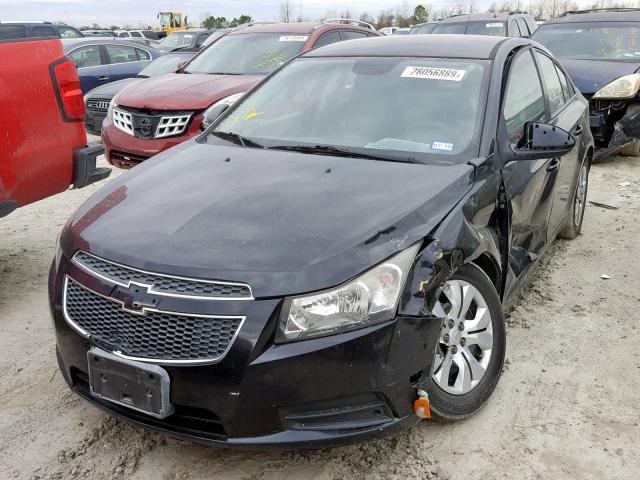 1G1PA5SH6D7243233 - 2013 CHEVROLET CRUZE LS BLACK photo 2