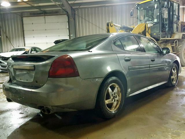 2G2WP522341315164 - 2004 PONTIAC GRAND PRIX GRAY photo 4