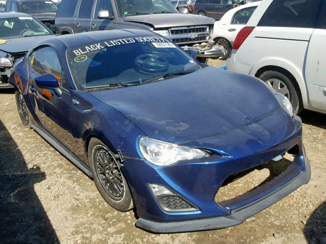 JF1ZNAA19F8708706 - 2015 TOYOTA SCION FR-S BLUE photo 1