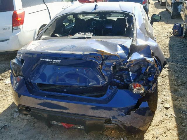 JF1ZNAA19F8708706 - 2015 TOYOTA SCION FR-S BLUE photo 6