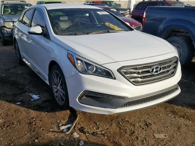 5NPE34ABXHH442934 - 2017 HYUNDAI SONATA SPO WHITE photo 1