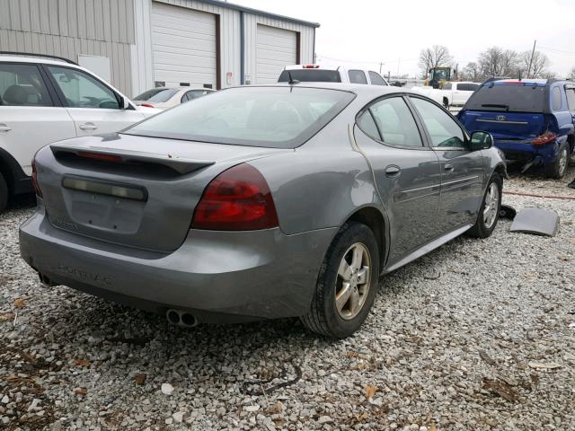 2G2WP552271127672 - 2007 PONTIAC GRAND PRIX GRAY photo 4