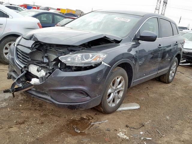 JM3TB3CA4E0442050 - 2014 MAZDA CX-9 TOURI GRAY photo 2