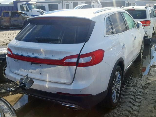 2LMPJ6LR4HBL45602 - 2017 LINCOLN MKX RESERV WHITE photo 4