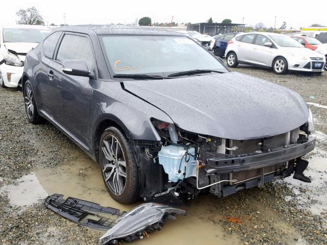 JTKJF5C79E3066313 - 2014 TOYOTA SCION TC GRAY photo 1