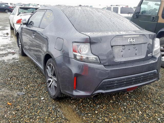 JTKJF5C79E3066313 - 2014 TOYOTA SCION TC GRAY photo 3