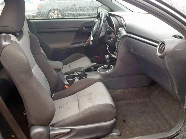 JTKJF5C79E3066313 - 2014 TOYOTA SCION TC GRAY photo 5
