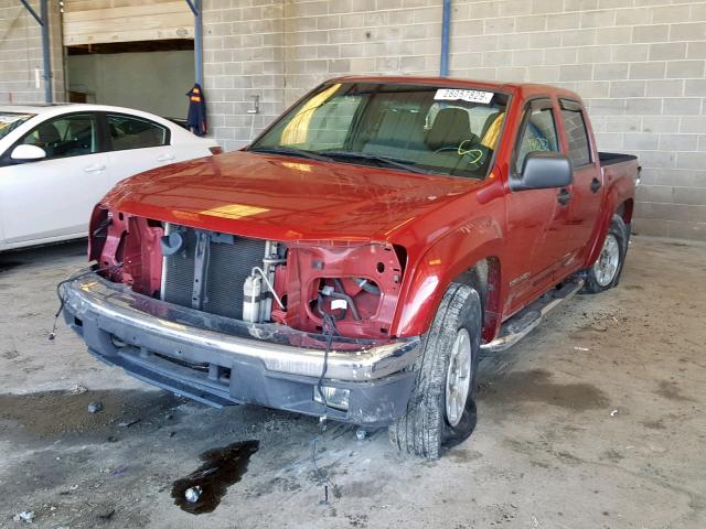 1GTDS136X48187210 - 2004 GMC CANYON BURGUNDY photo 2