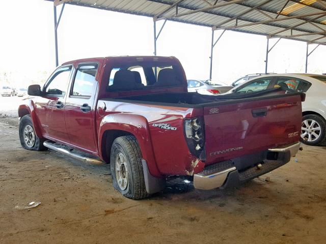 1GTDS136X48187210 - 2004 GMC CANYON BURGUNDY photo 3