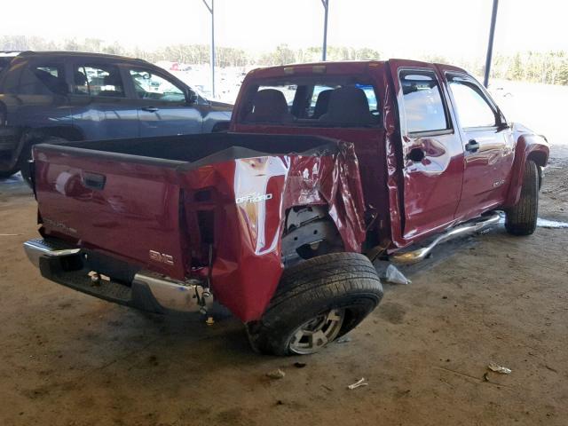 1GTDS136X48187210 - 2004 GMC CANYON BURGUNDY photo 4