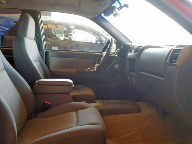 1GTDS136X48187210 - 2004 GMC CANYON BURGUNDY photo 5