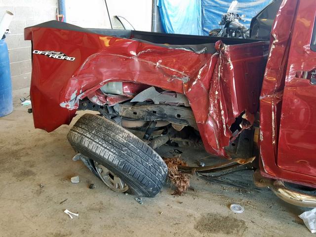 1GTDS136X48187210 - 2004 GMC CANYON BURGUNDY photo 9