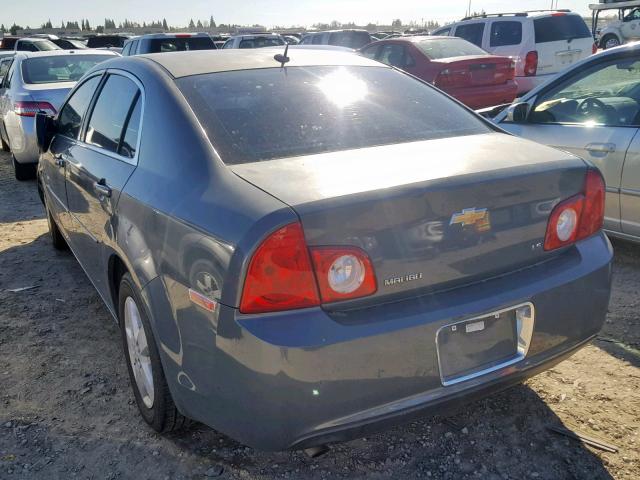 1G1ZG57B884249375 - 2008 CHEVROLET MALIBU LS GRAY photo 3