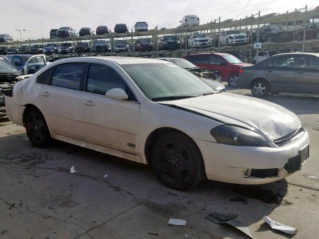 2G1WD57C391125838 - 2009 CHEVROLET IMPALA SS WHITE photo 1