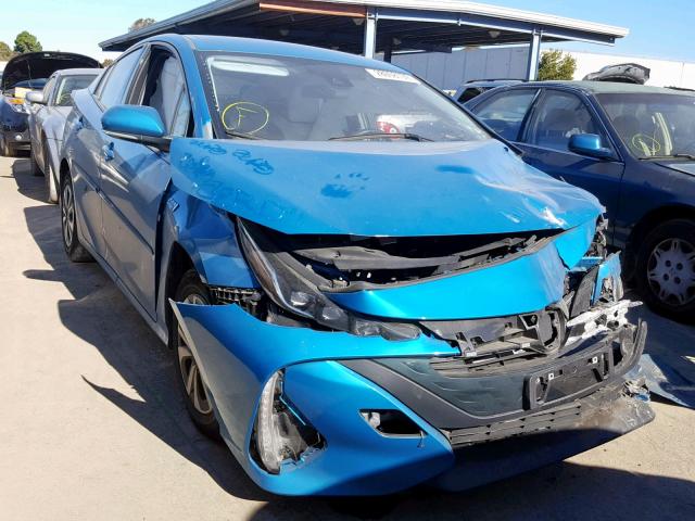 JTDKARFP3H3067829 - 2017 TOYOTA PRIUS PRIM 蓝色 照片 1