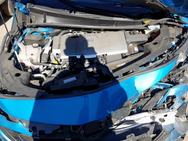 JTDKARFP3H3067829 - 2017 TOYOTA PRIUS PRIM 蓝色 照片 7