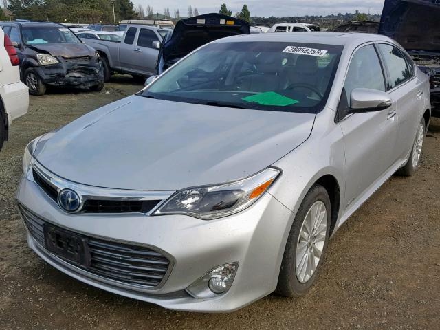 4T1BD1EB4EU031583 - 2014 TOYOTA AVALON HYB SILVER photo 2