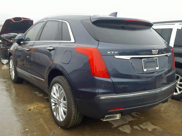 1GYKNERS5KZ110451 - 2019 CADILLAC XT5 PREMIU BLUE photo 3