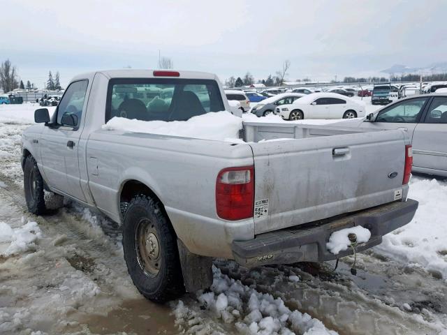 1FTYR10D72PA67884 - 2002 FORD RANGER SILVER photo 3