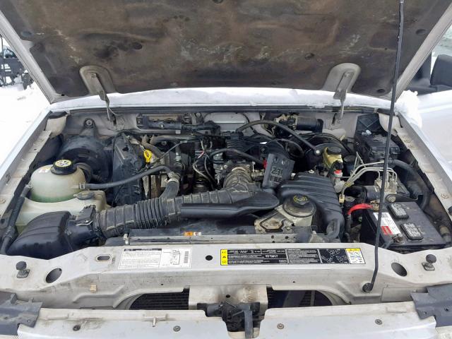 1FTYR10D72PA67884 - 2002 FORD RANGER SILVER photo 7