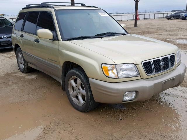 JF1SF655X1H711342 - 2001 SUBARU FORESTER S GOLD photo 1