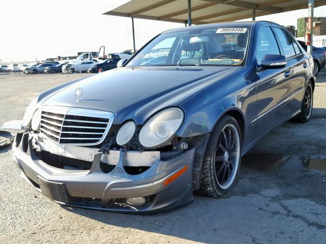 WDBUF56X47B162275 - 2007 MERCEDES-BENZ E 350 CHARCOAL photo 2