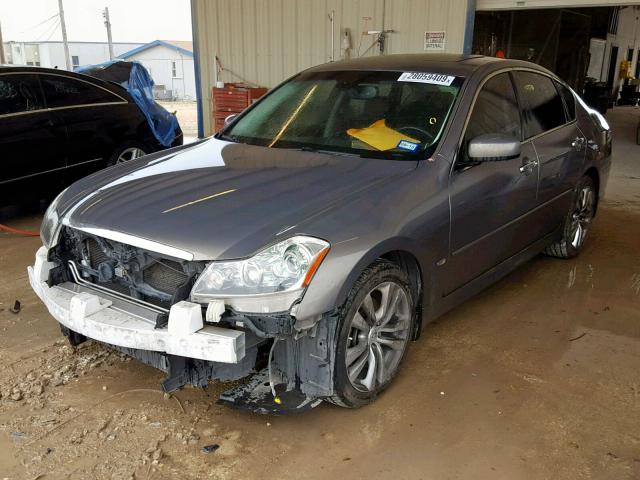 JNKBY01E68M500551 - 2008 INFINITI M45 BASE SILVER photo 2