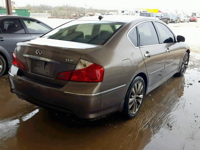 JNKBY01E68M500551 - 2008 INFINITI M45 BASE SILVER photo 4