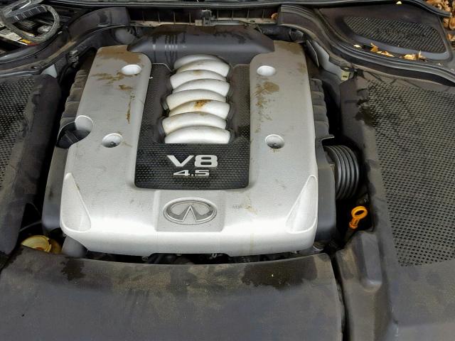 JNKBY01E68M500551 - 2008 INFINITI M45 BASE SILVER photo 7