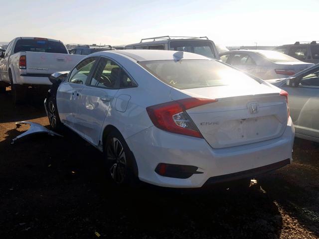 JHMFC1F79JX001408 - 2018 HONDA CIVIC EXL WHITE photo 3