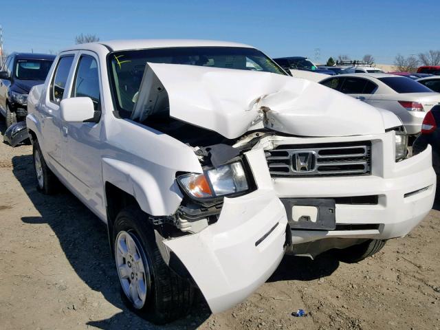 2HJYK16576H517625 - 2006 HONDA RIDGELINE WHITE photo 1