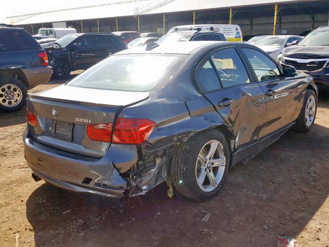 WBA3C1C55EK110259 - 2014 BMW 328 I SULE GRAY photo 4