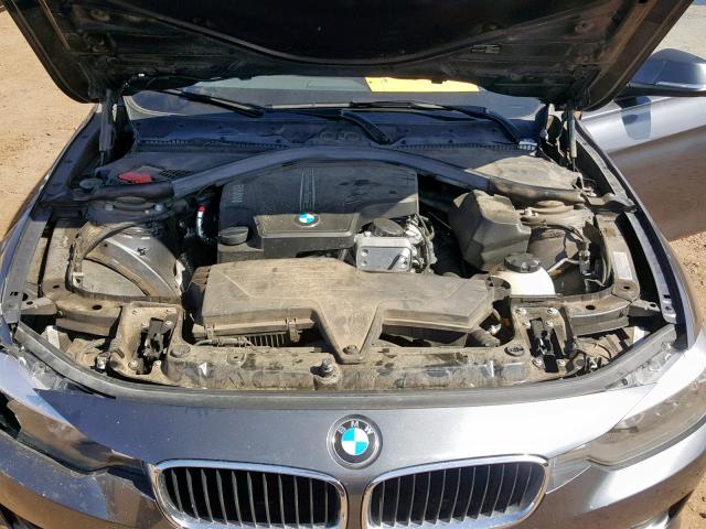 WBA3C1C55EK110259 - 2014 BMW 328 I SULE GRAY photo 7