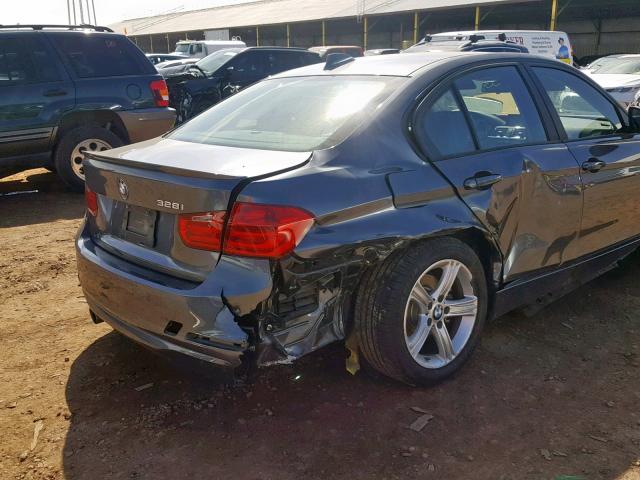 WBA3C1C55EK110259 - 2014 BMW 328 I SULE GRAY photo 9