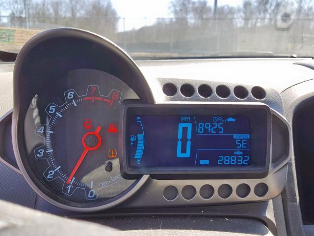 1G1JB5SH1C4136044 - 2012 CHEVROLET SONIC LS SILVER photo 8