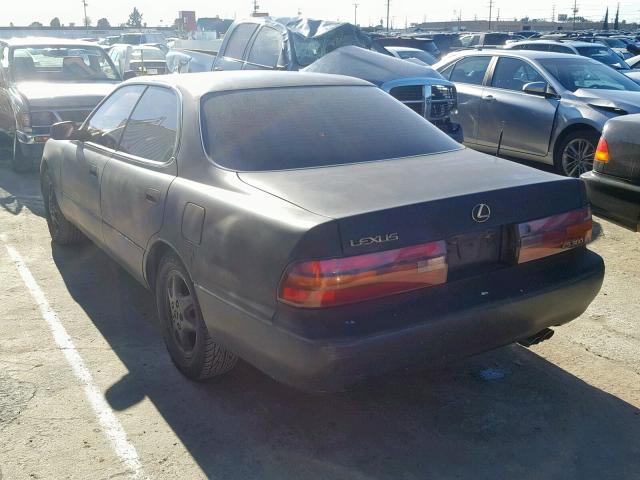 JT8VK13T0N0071314 - 1992 LEXUS ES 300 BLACK photo 3