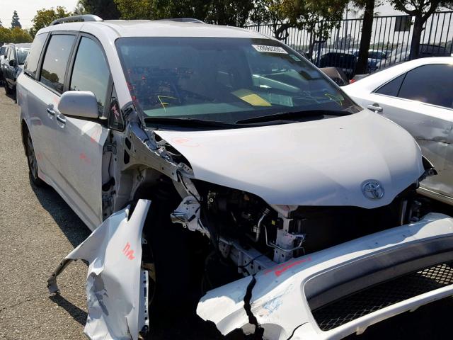 5TDXK3DC0FS667090 - 2015 TOYOTA SIENNA SPO WHITE photo 1