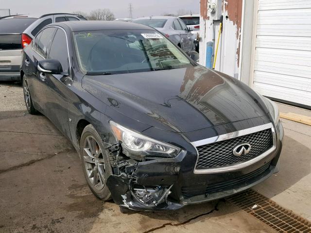 JN1BV7AR3EM696274 - 2014 INFINITI Q50 BASE BLACK photo 1