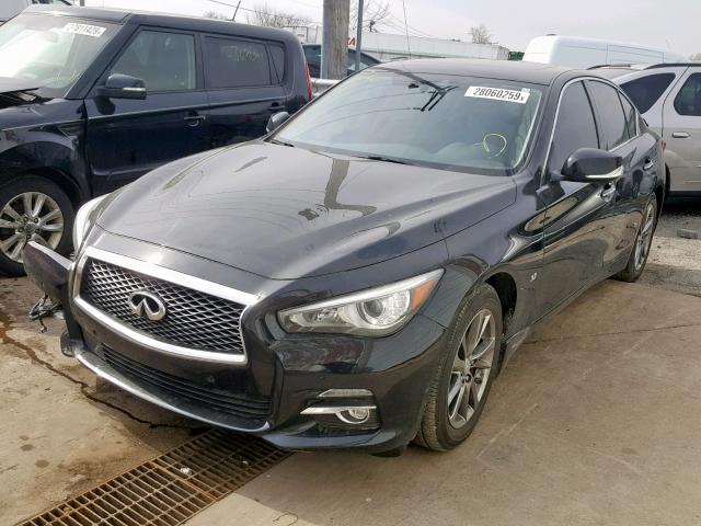 JN1BV7AR3EM696274 - 2014 INFINITI Q50 BASE BLACK photo 2