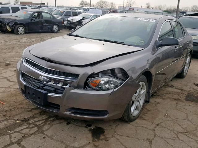 1G1ZB5E13BF171690 - 2011 CHEVROLET MALIBU LS BROWN photo 2