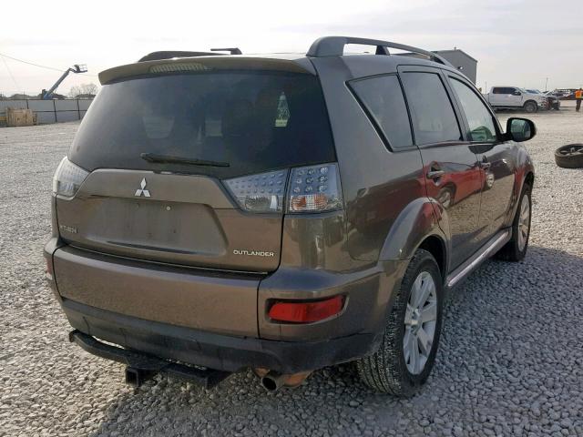 JA4AS3AW3BU018078 - 2011 MITSUBISHI OUTLANDER BROWN photo 4