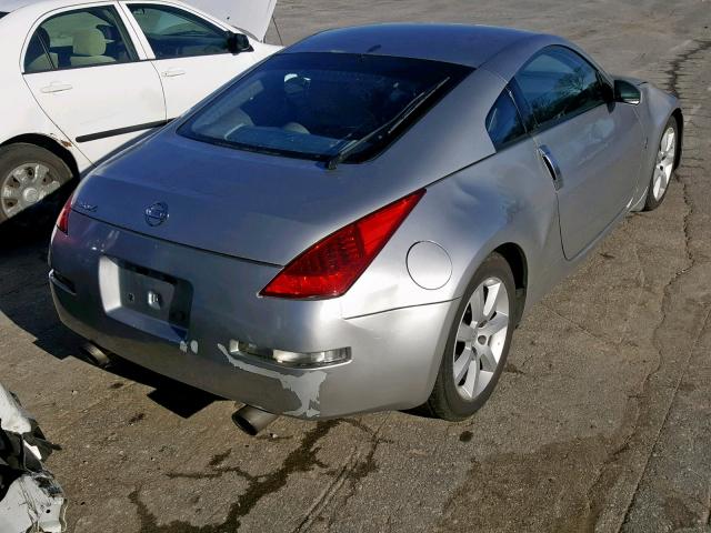 JN1AZ34E13T020281 - 2003 NISSAN 350Z COUPE SILVER photo 4