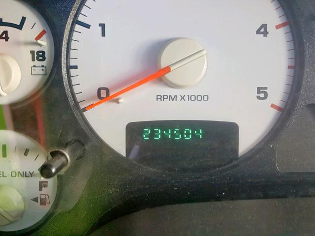 3D7KS28C55G703616 - 2005 DODGE RAM 2500 S წითელი ფოტო 8