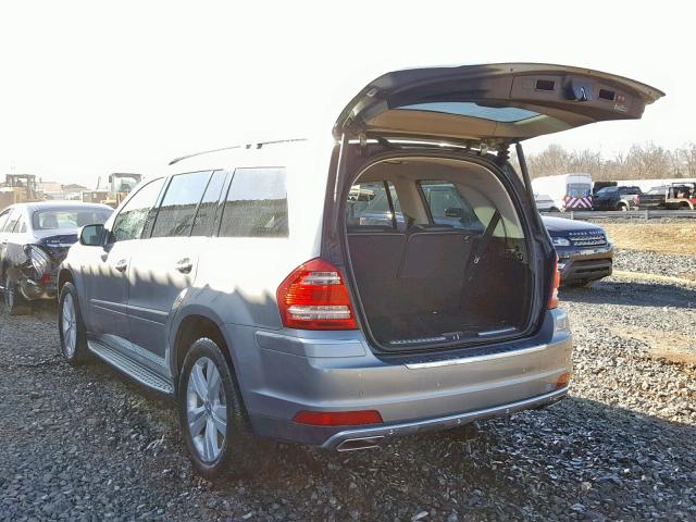 4JGBF2FE4AA549956 - 2010 MERCEDES-BENZ GL 350 BLU GRAY photo 3