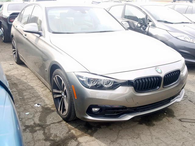 WBA8E1C57JA755964 - 2018 BMW 330E GRAY photo 1