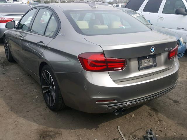 WBA8E1C57JA755964 - 2018 BMW 330E GRAY photo 3