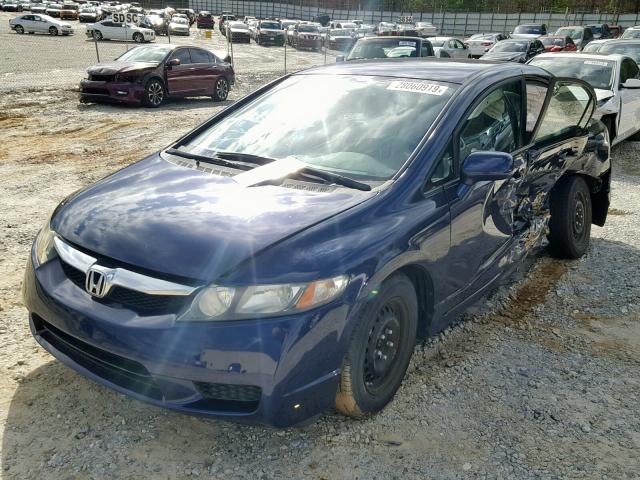 2HGFA1F34BH548565 - 2011 HONDA CIVIC VP BLUE photo 2